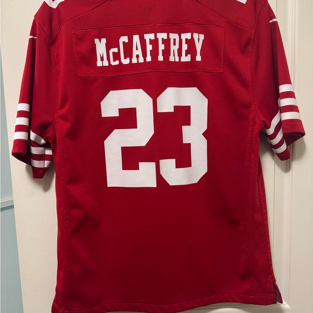 Christian McCaffrey San Francisco 49ers Nike Youth Game Jersey - Scarlet